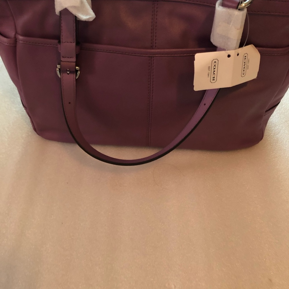 Coach Lavander East West Gallery Tote